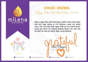 Milena chúc mừng ngày phụ nữ Việt Nam