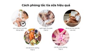 Cách phòng tắc tia sữa hiệu quả